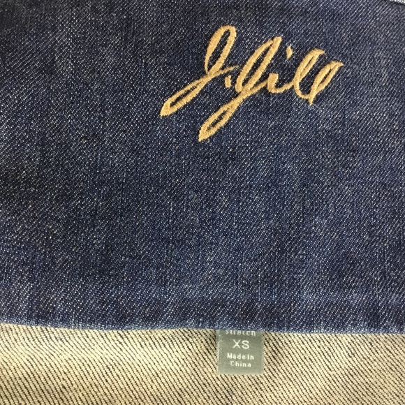 Women Jeans Denim Jacket Blue Pockets Size XS - Picture 2 of 8